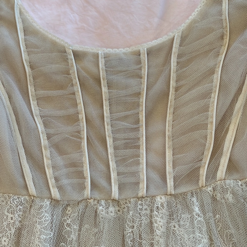 Amazing 4 tier lace and tool layered babydoll dress - Picture 3 of 10